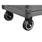 Montezuma Montezuma Pro Mechanics Cart - Metallic Gray with Titanium-colored Aluminum pulls MPMC36MGT6 - alternate 4